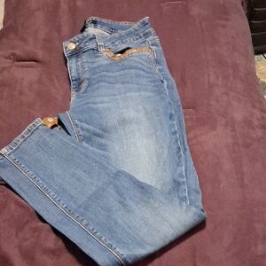 White House Black Market Blue Skinny Jeans